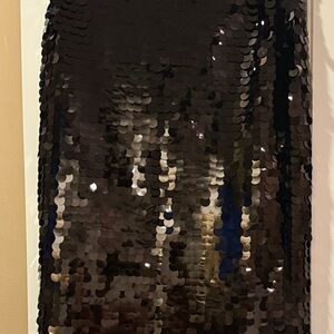 New Black Sequin Skirt